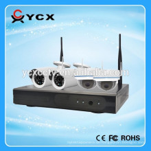 Neue Ankunfts-Förderung H.264 IP-Kamera drahtloses Surveilance Kamerasystem p2p DC12v CCTV 4ch 720P Wifi Nvr Installationssatz Wifi